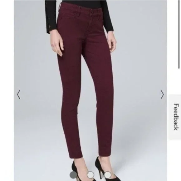 NWT White House Black Market Mid-Rise Skinny Ankle Jeans - Picture 2 of 4